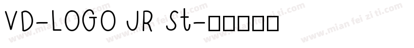 VD-LOGO JR St字体转换